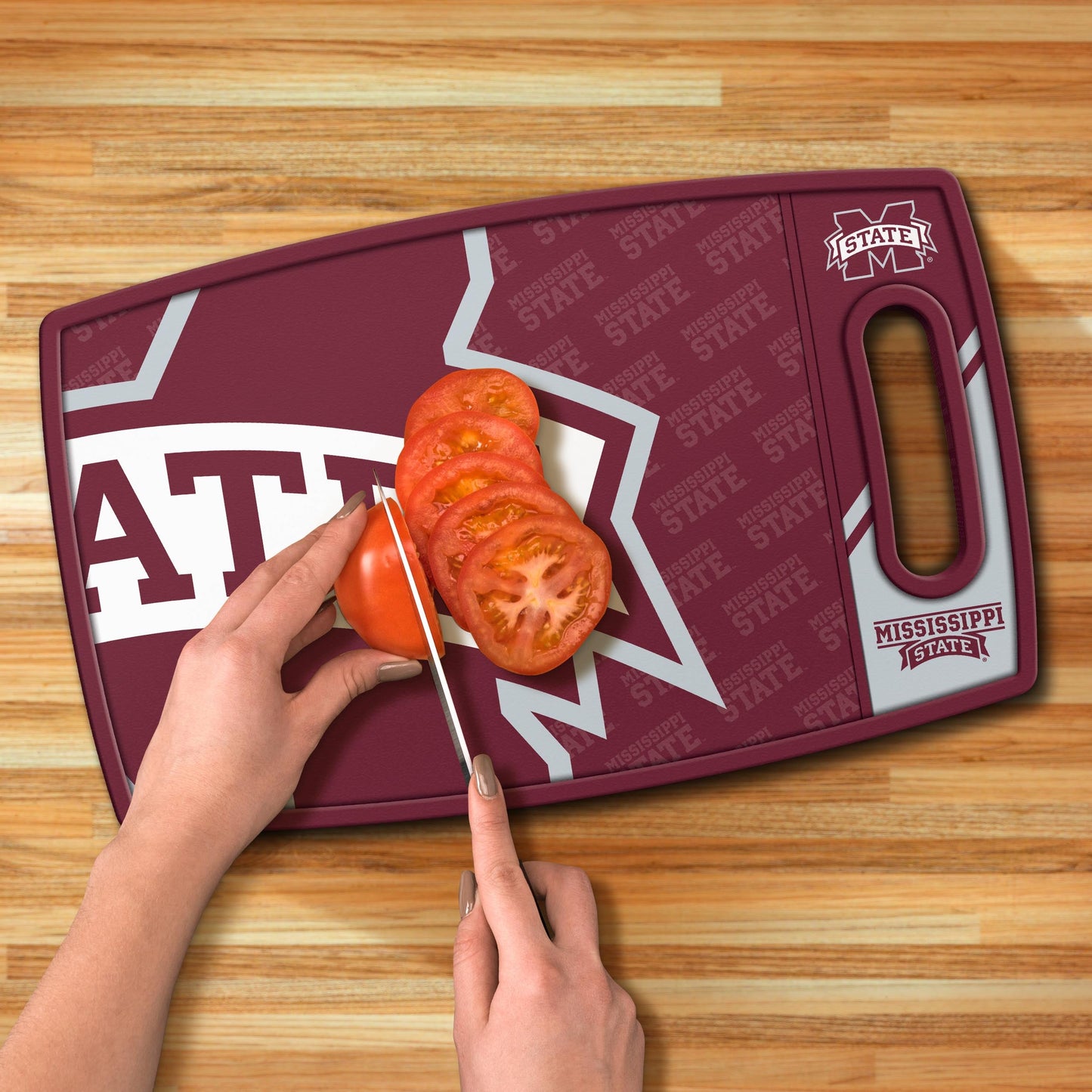 Mississippi State Bulldogs Logo Series Cutting Board Alt 3