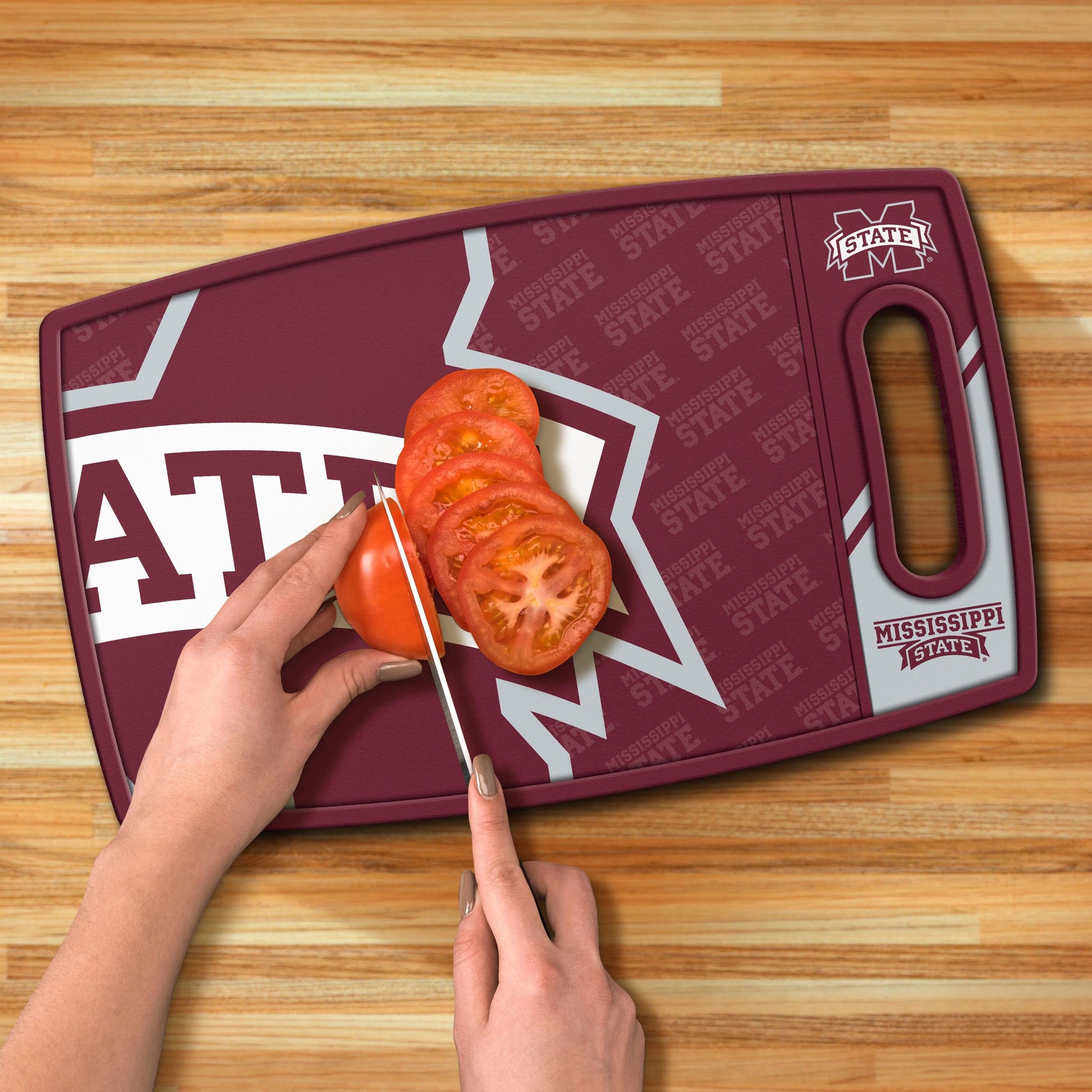 Mississippi State Bulldogs Logo Series Cutting Board Alt 3