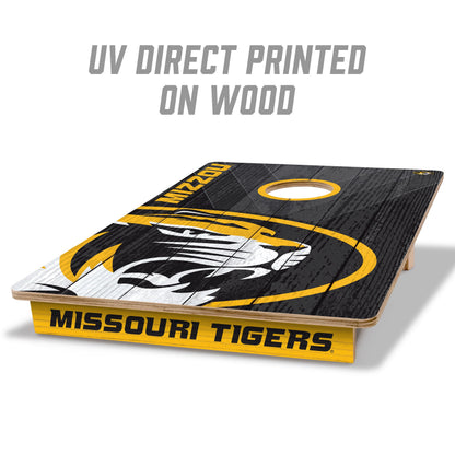NCAA Missouri Tigers 2' X 3' All-Wood Cornhole Set - Alt 1