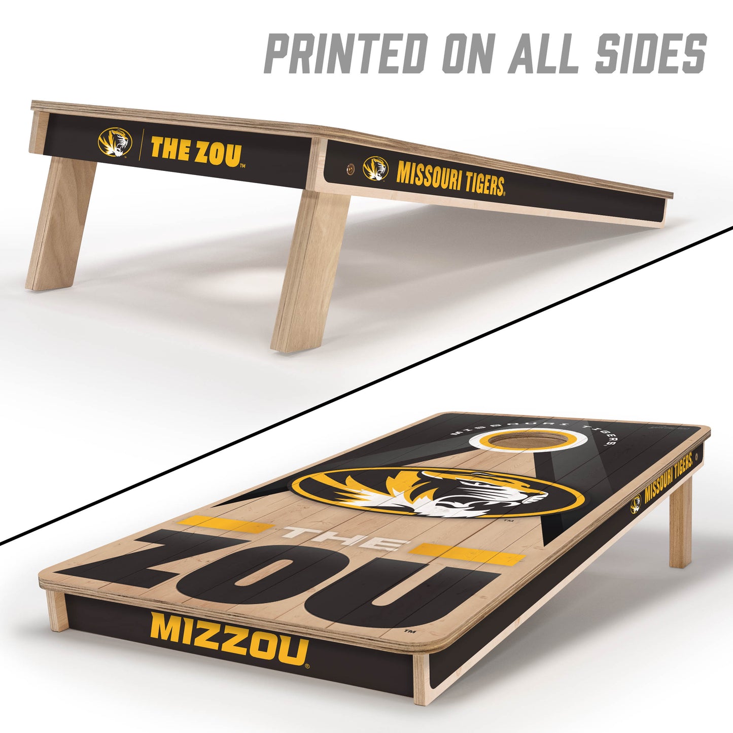 NCAA Missouri Tigers 2' x 4' Slogan Series Cornhole