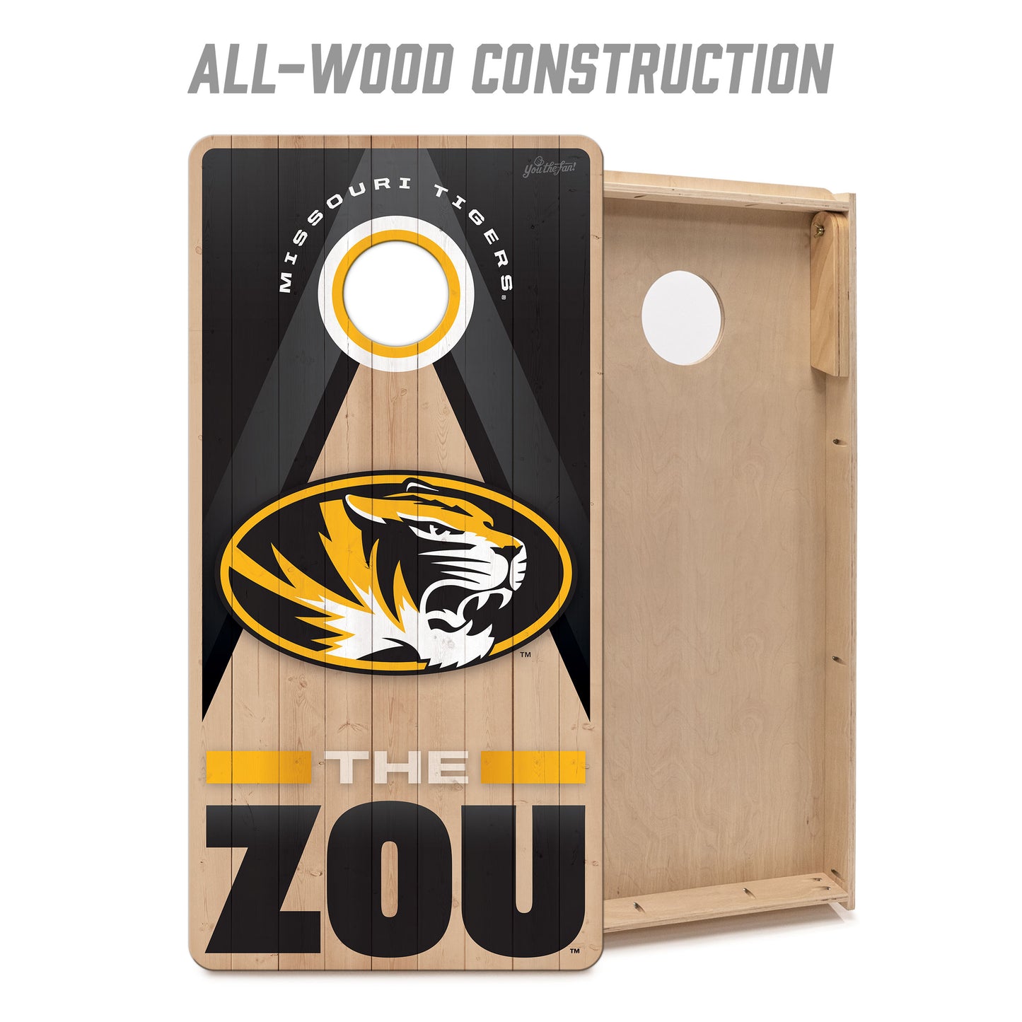 NCAA Missouri Tigers 2' x 4' Slogan Series Cornhole