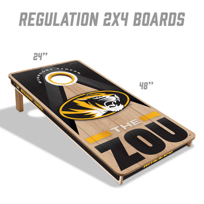 NCAA Missouri Tigers 2' x 4' Slogan Series Cornhole