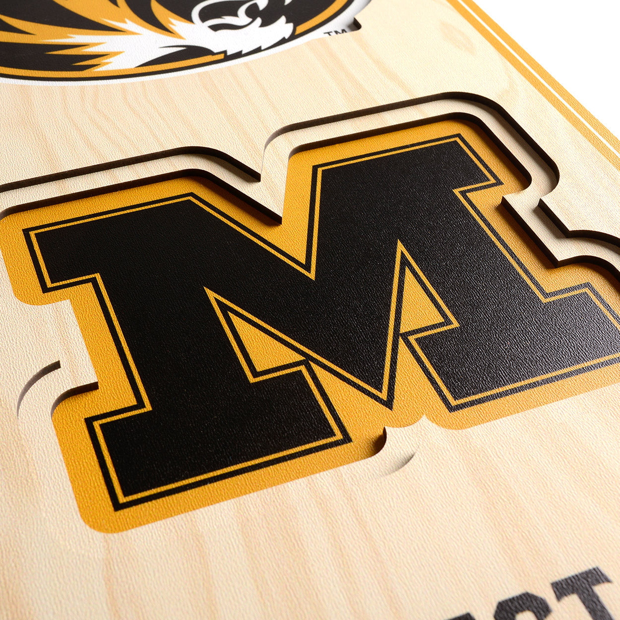 NCAA Missouri Tigers 3D Stadium Banner 8' X 32'