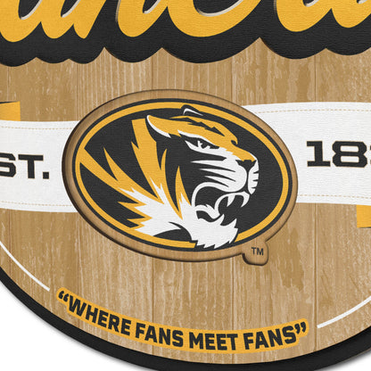 Missouri Tigers Fan Cave Sign Alt 3