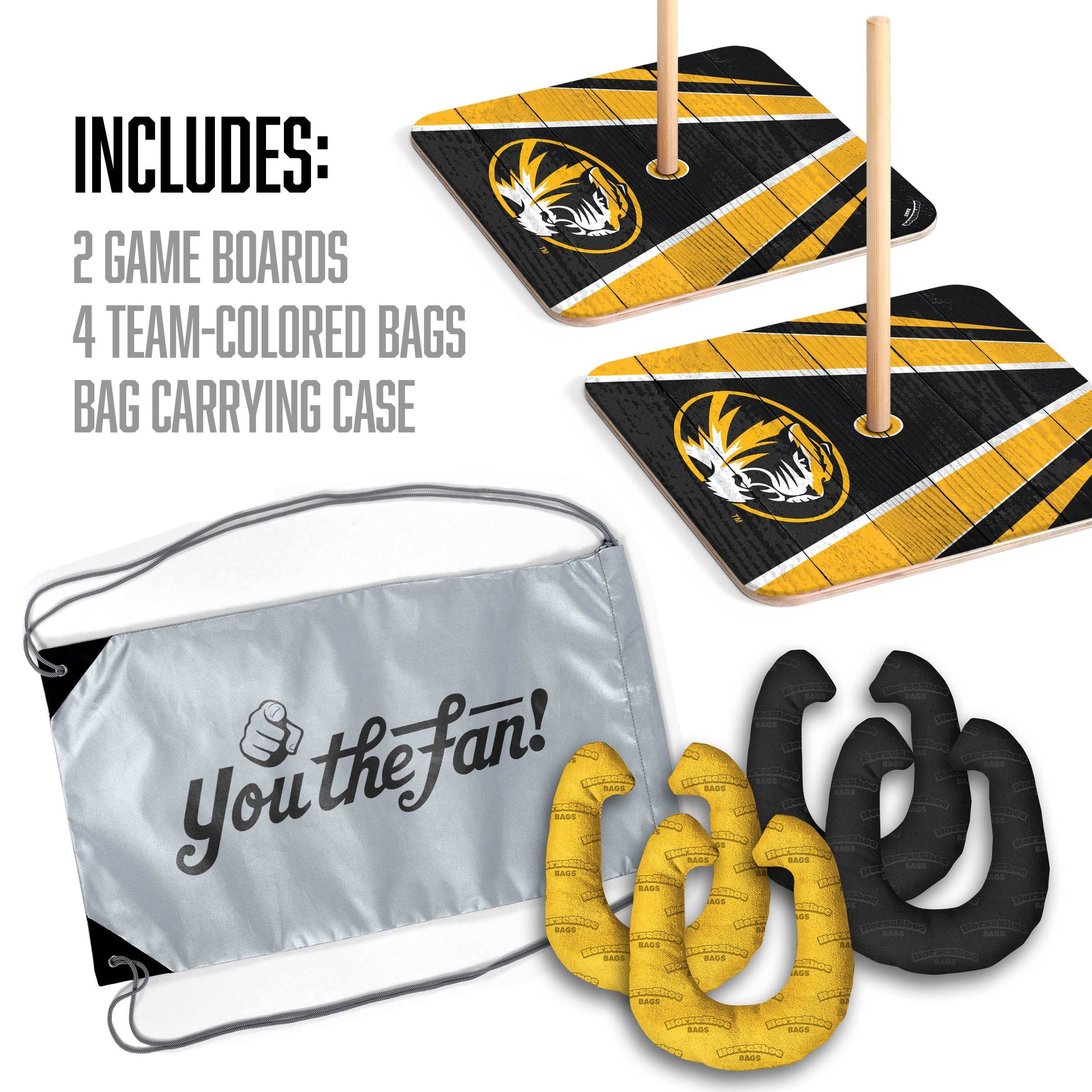 NCAA Missouri Tigers Horseshoe Bag Game