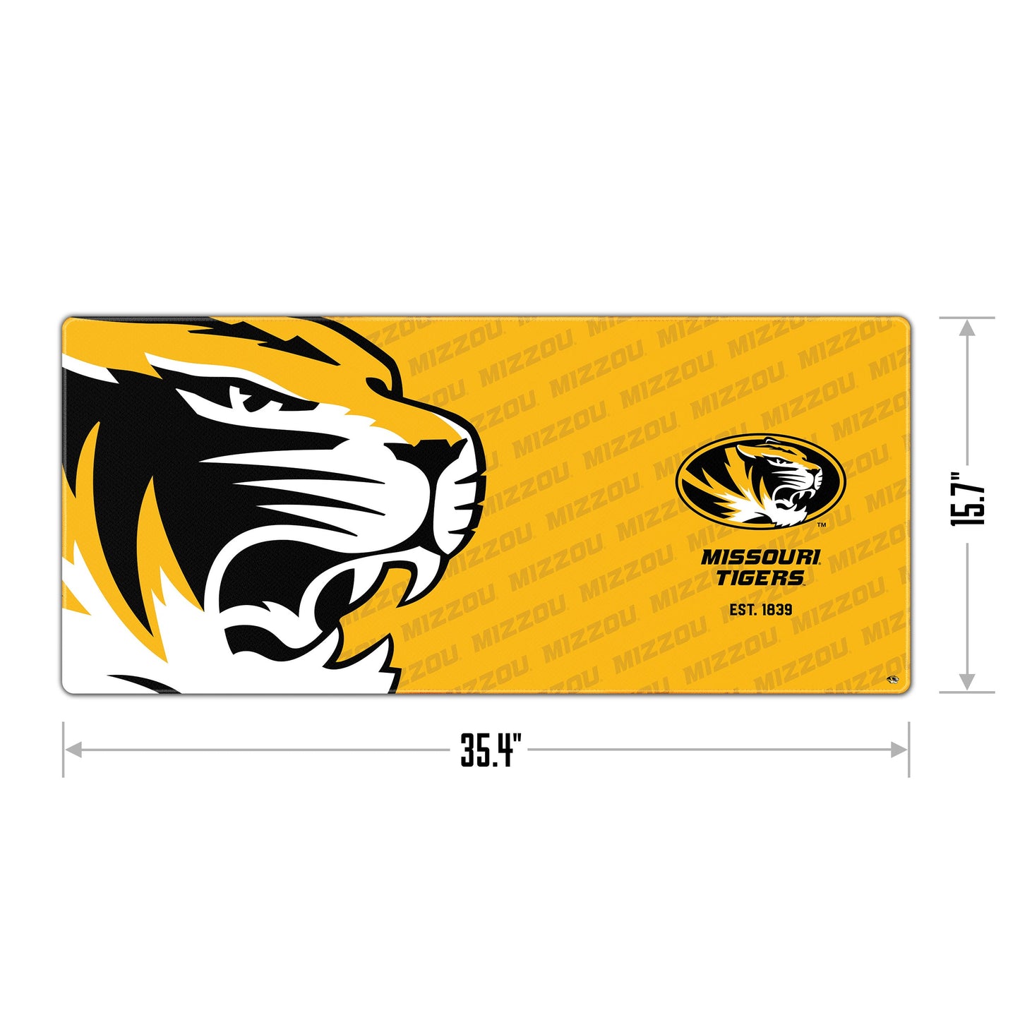 Missouri Tigers Logo Series Desk Pad Alt 1