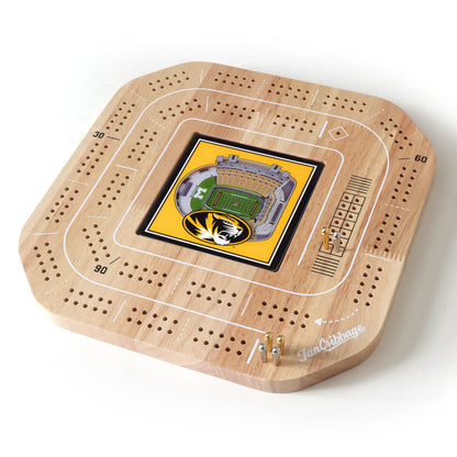 NCAA Missouri Tigers StadiumView Cribbage