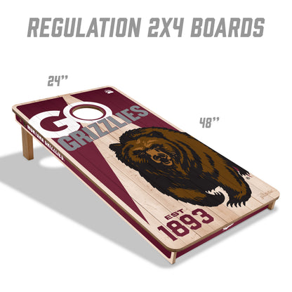 NCAA Montana Grizzlies 2' x 4' Slogan Series Cornhole