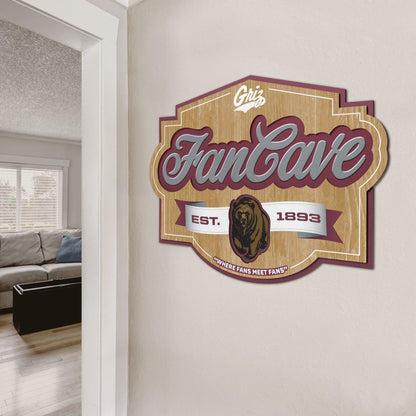 Montana Grizzlies Fan Cave Sign Alt 2