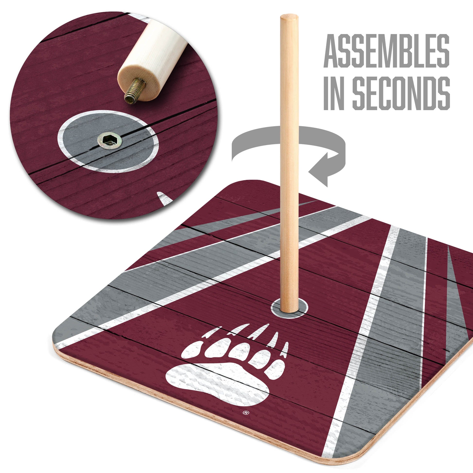 NCAA Montana Grizzlies Horseshoe Bag Game