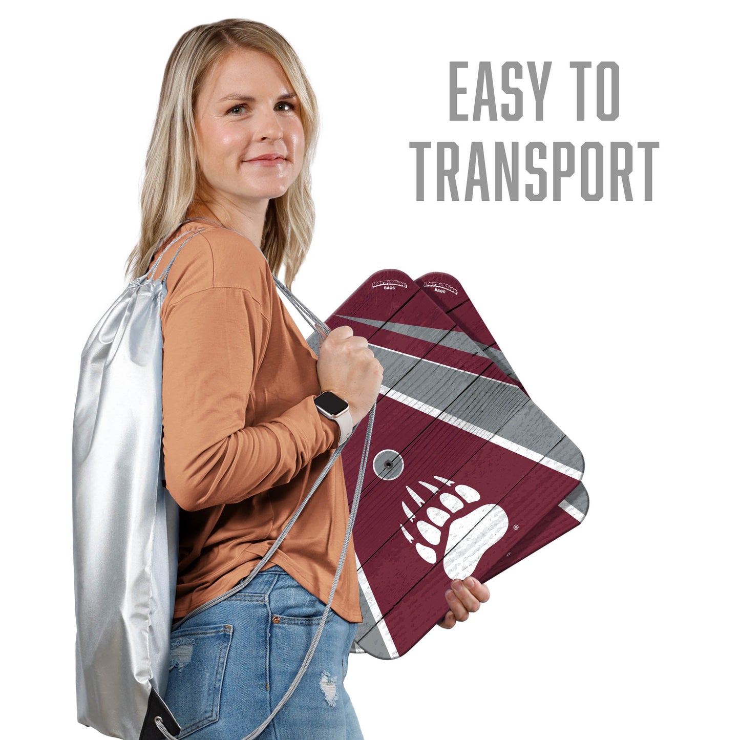NCAA Montana Grizzlies Horseshoe Bag Game