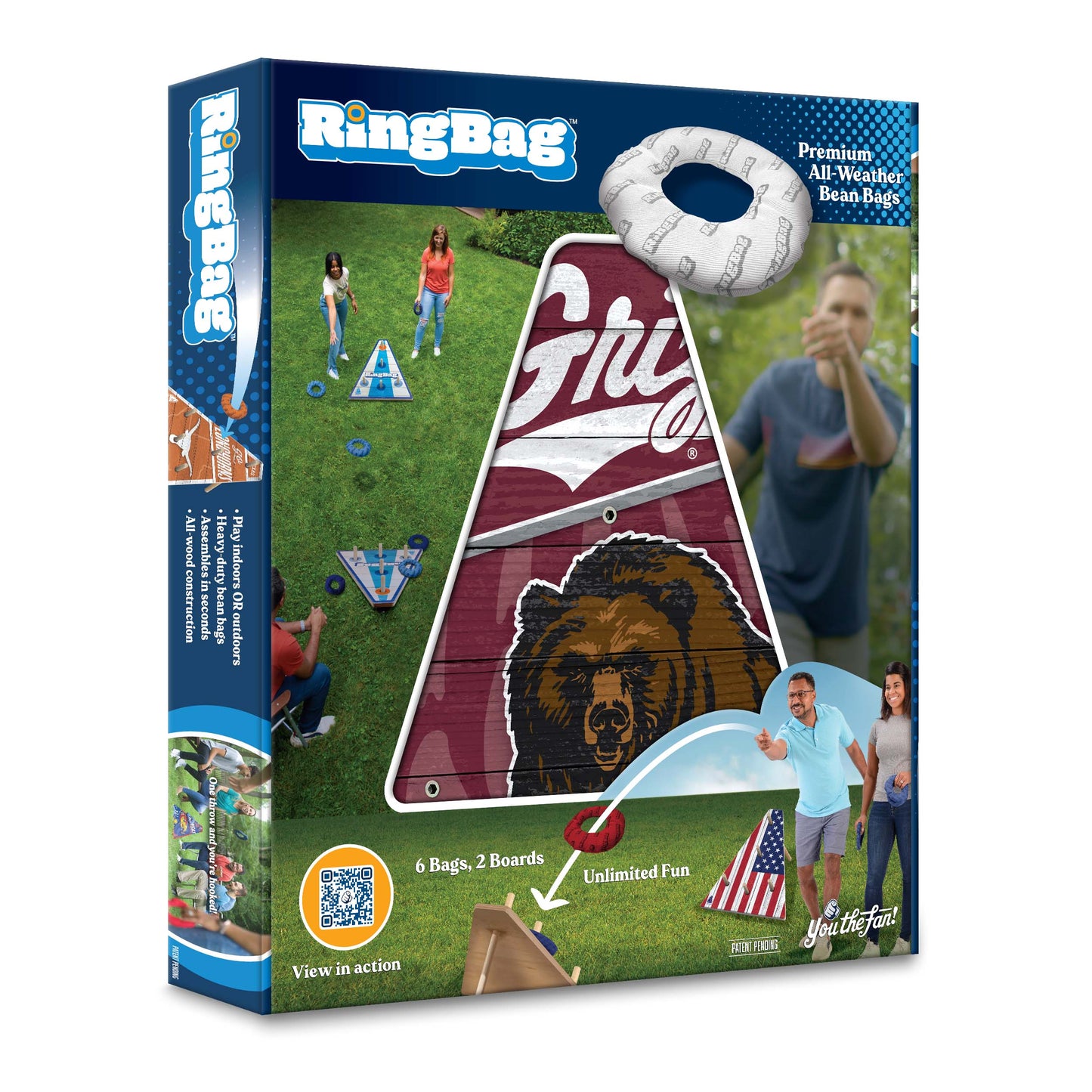 NCAA Montana Grizzlies Ringbag Outdoor Game