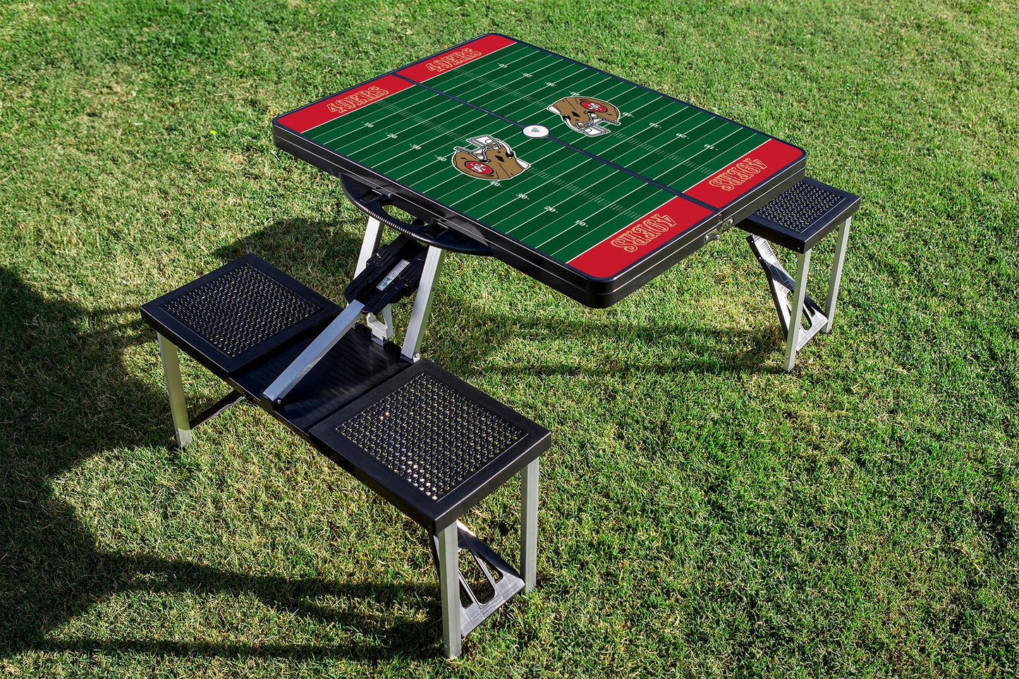 San Francisco 49ers - Picnic Table Portable Folding Table with Seats
