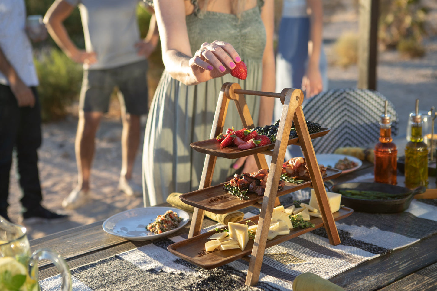 New York Jets - Serving Ladder 3 Tiered Serving Station