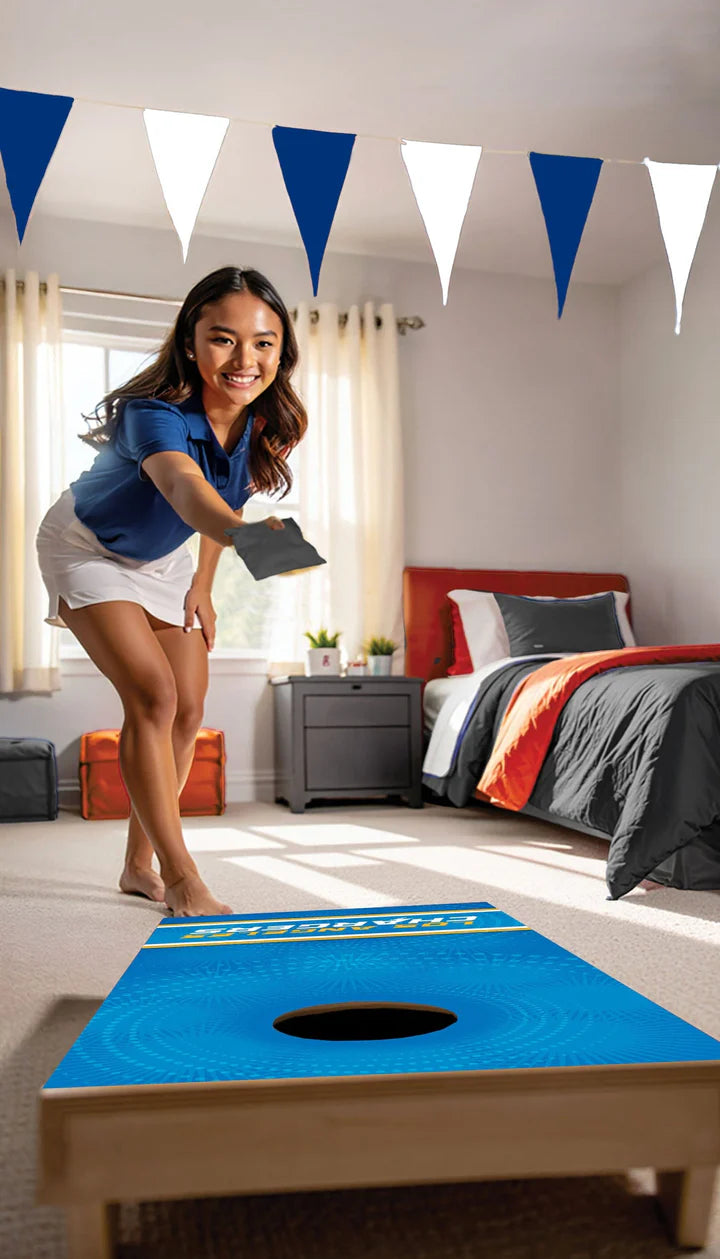 NFL Wall Art thats also Corn Hole - Los Angeles Chargers