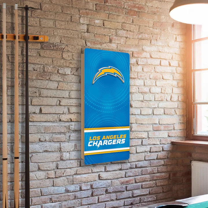 NFL Wall Art thats also Corn Hole - Los Angeles Chargers