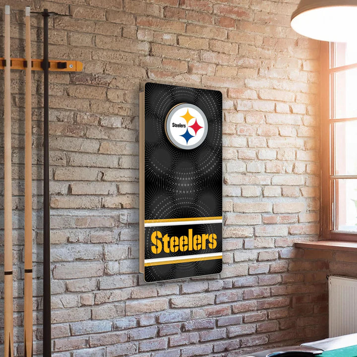 NFL Wall Art thats also Corn Hole - Pittsburgh Steelers