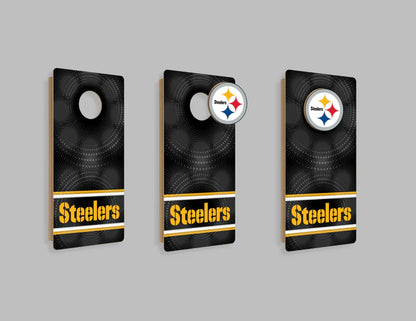 NFL Wall Art thats also Corn Hole - Pittsburgh Steelers