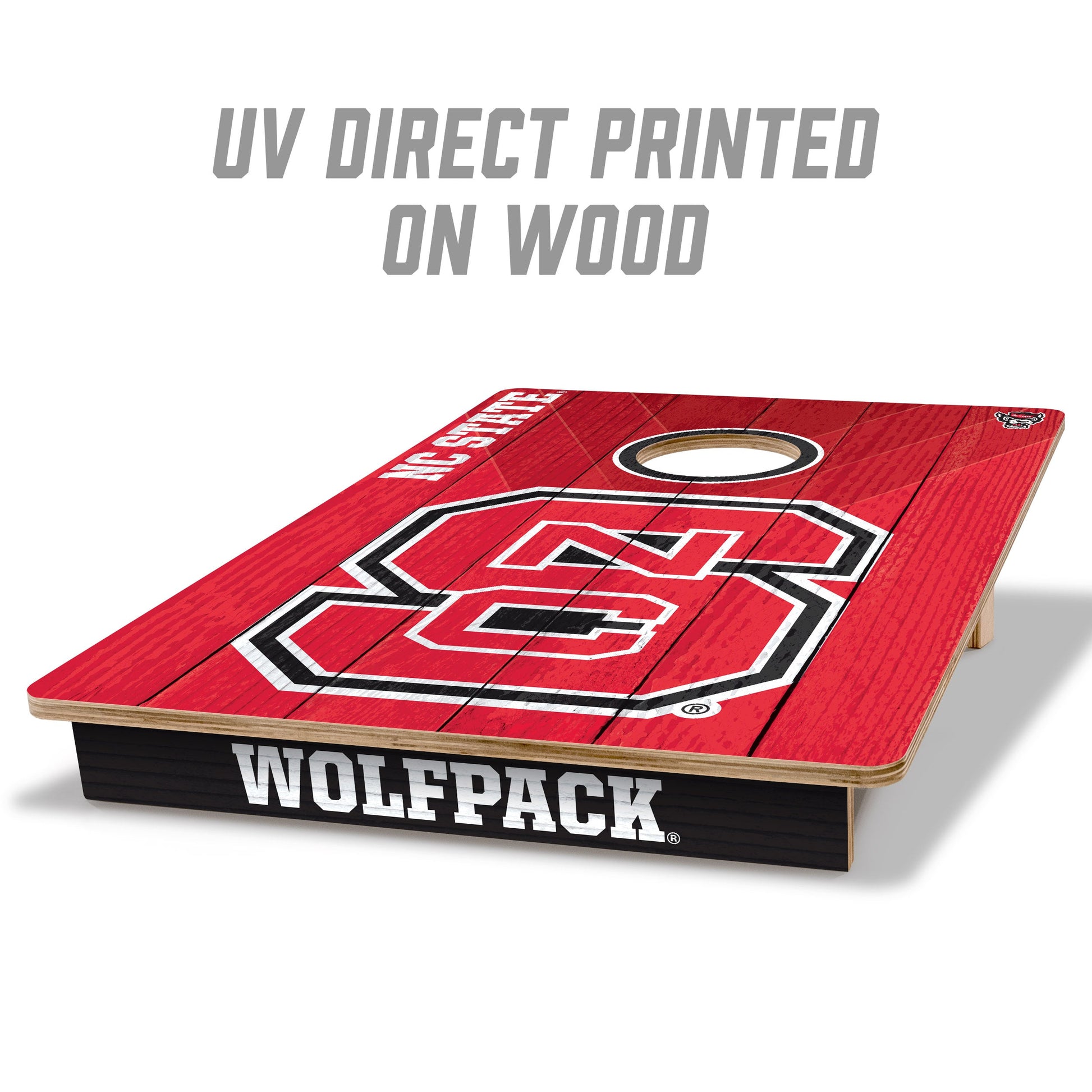 NCAA NC State Wolfpack 2' X 3' All-Wood Cornhole Set - Alt 1
