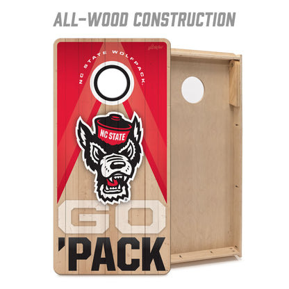 NCAA NC State Wolfpack 2' x 4' Slogan Series Cornhole