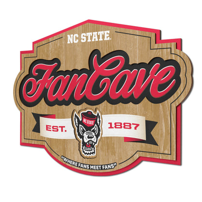 NC State Wolfpack Fan Cave Sign