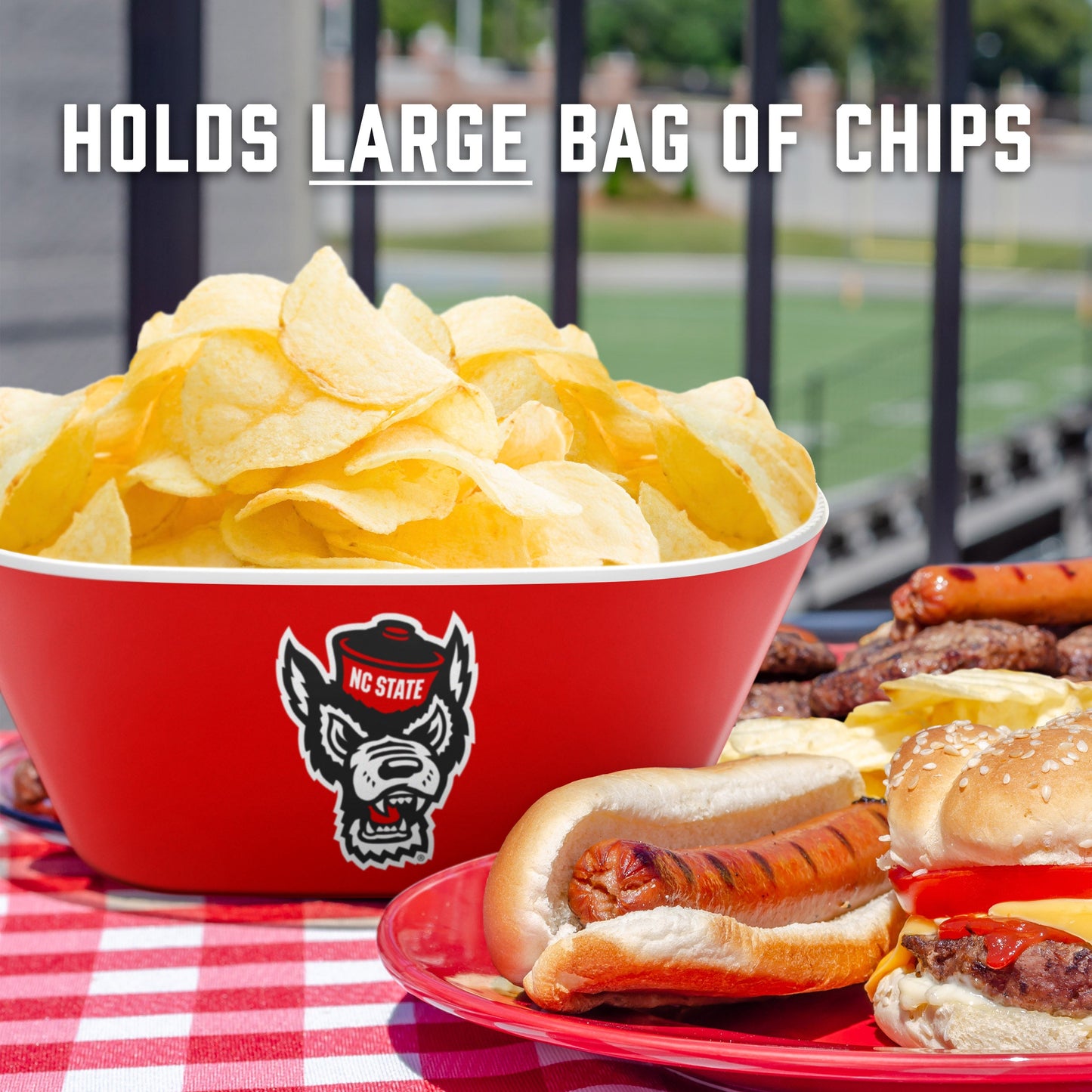 NC State Wolfpack Large Party Bowl Alt 4