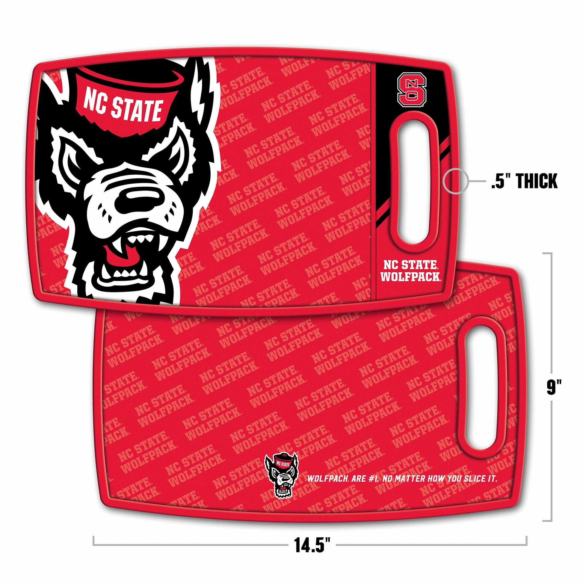 NC State Wolfpack Logo Series Cutting Board Alt 1