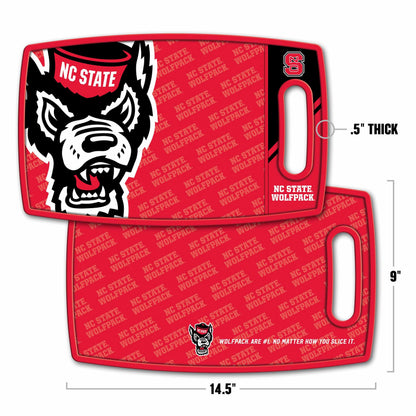 NC State Wolfpack Logo Series Cutting Board Alt 1