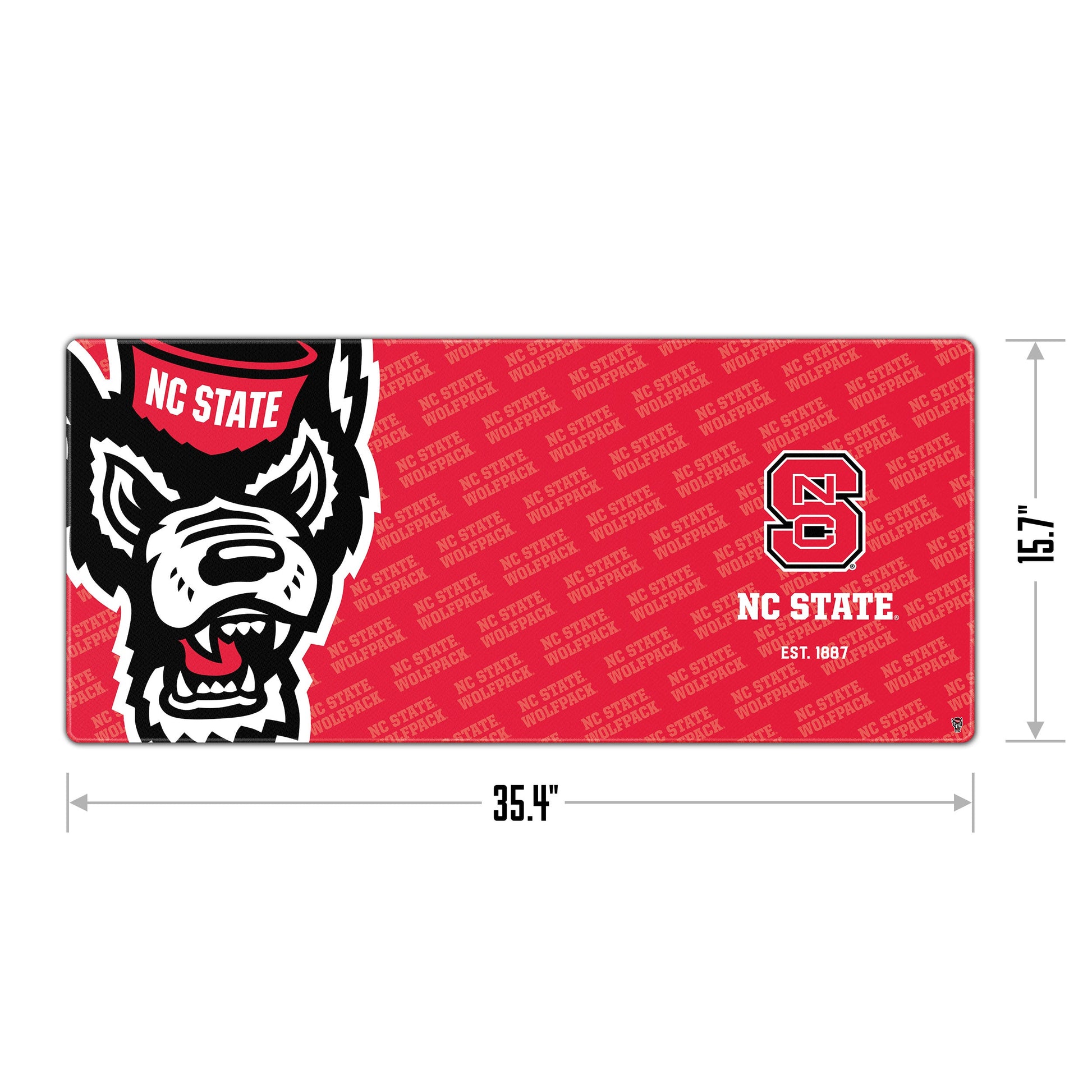 NC State Wolfpack Logo Series Desk Pad Alt 1