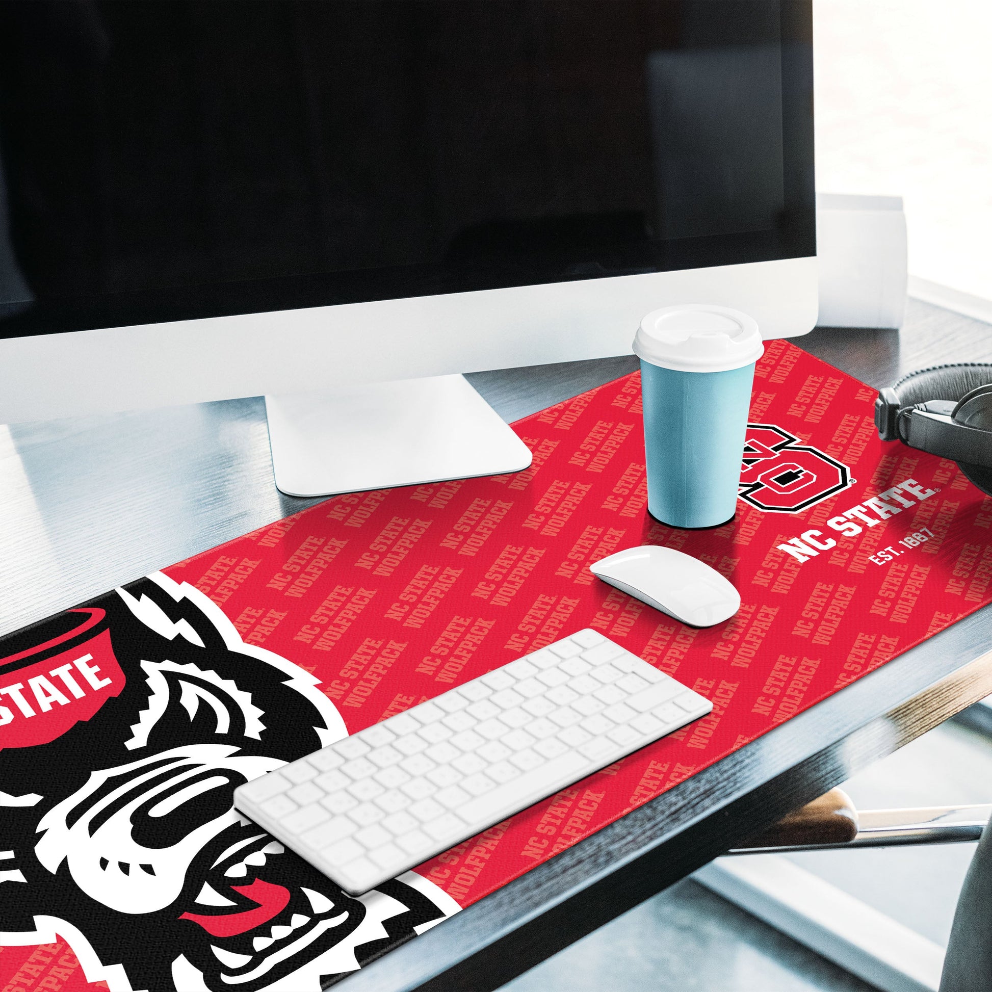 NC State Wolfpack Logo Series Desk Pad Alt 2