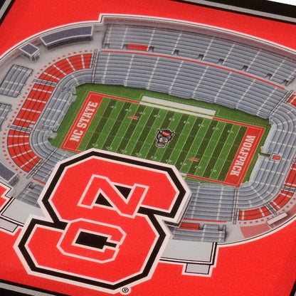 NCAA NC State Wolfpack StadiumView Cribbage