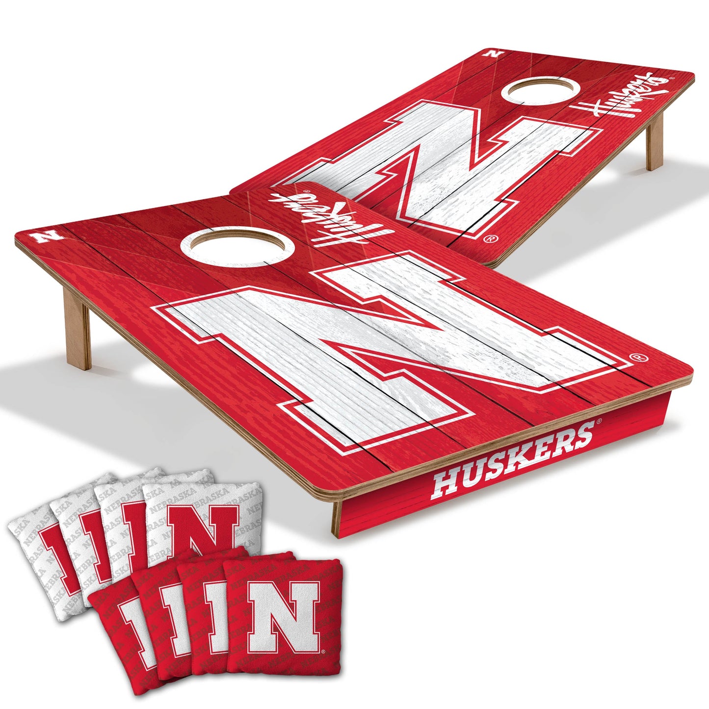 NCAA Nebraska Cornhuskers 2' X 3' All-Wood Cornhole Set-main