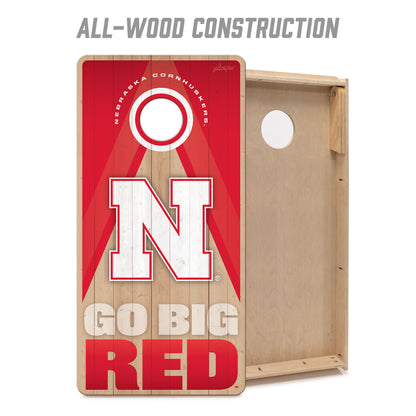 NCAA Nebraska Cornhuskers 2' x 4' Slogan Series Cornhole