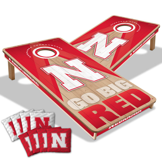 NCAA Nebraska Cornhuskers 2' x 4' Slogan Series Cornhole