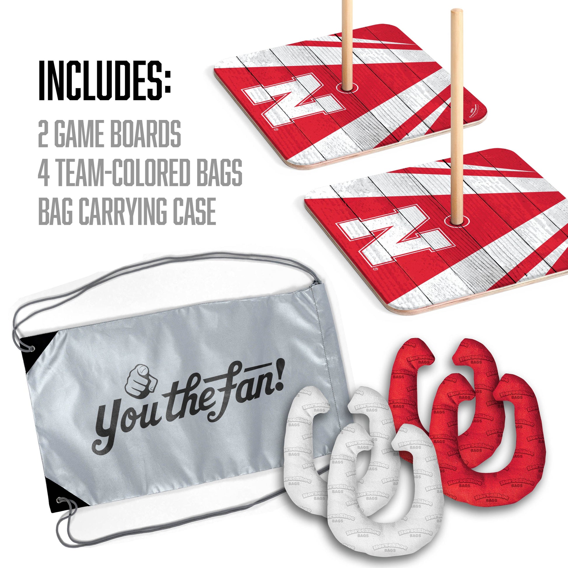 NCAA Nebraska Cornhuskers Horseshoe Bag Game