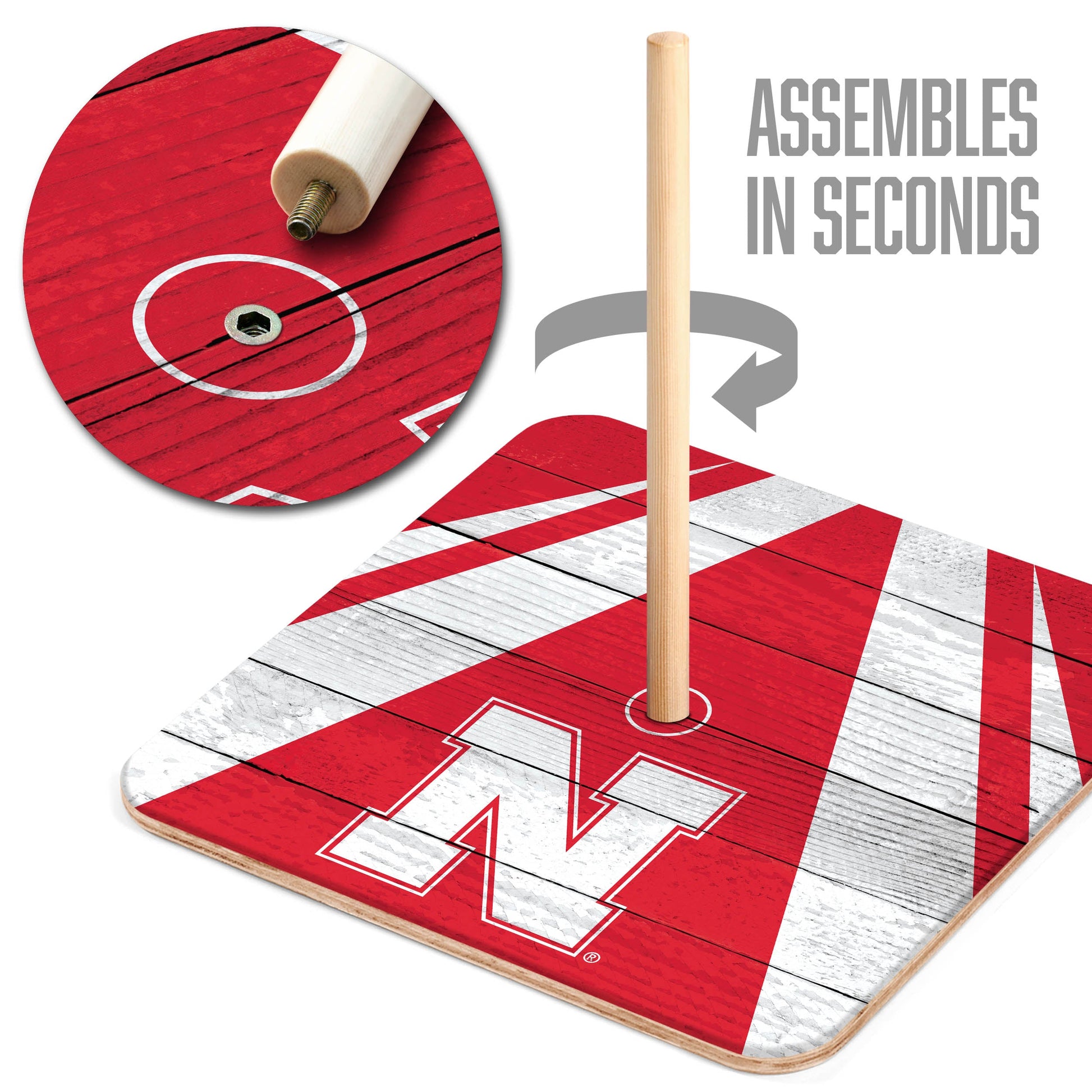 NCAA Nebraska Cornhuskers Horseshoe Bag Game