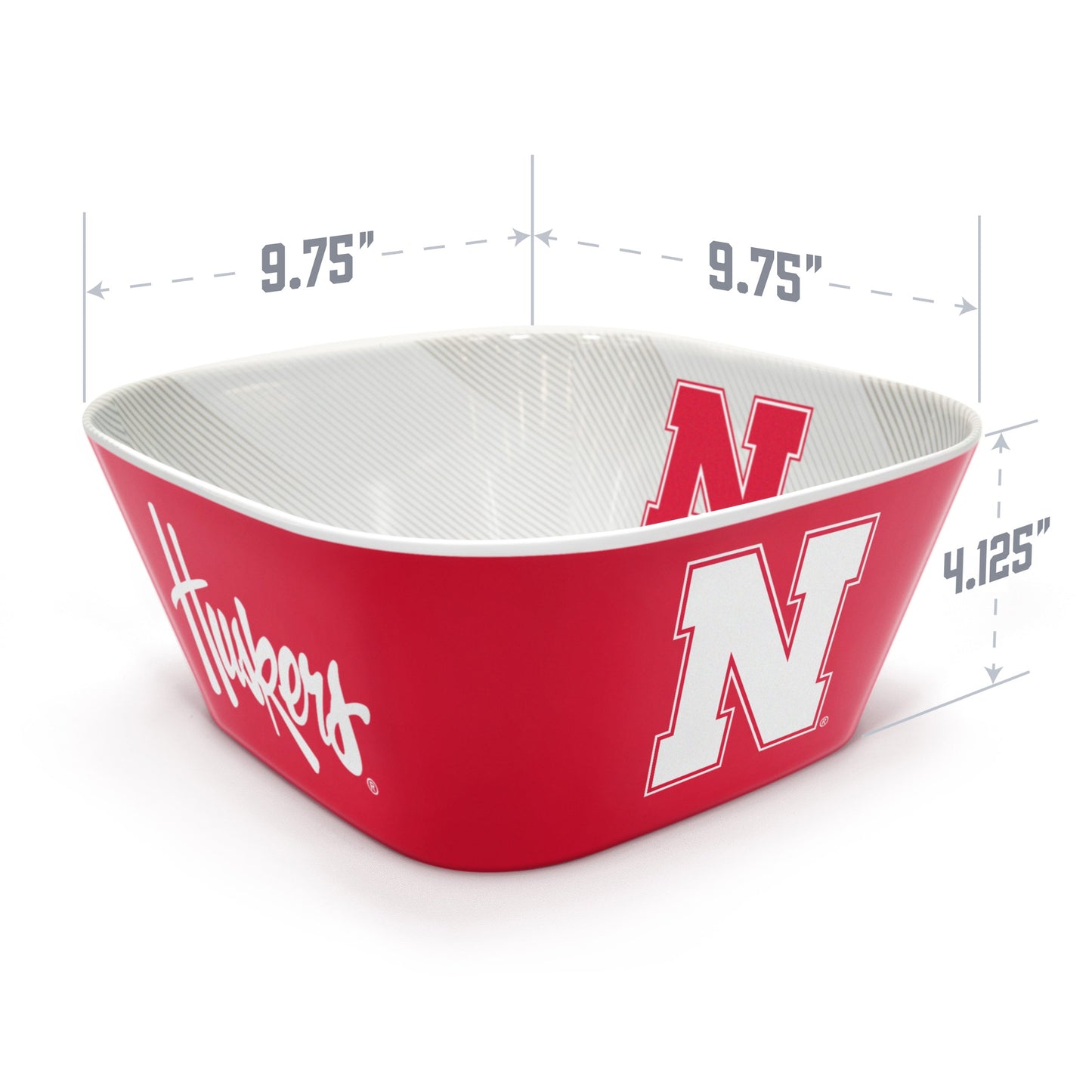Nebraska Cornhuskers Large Party Bowl Alt 3