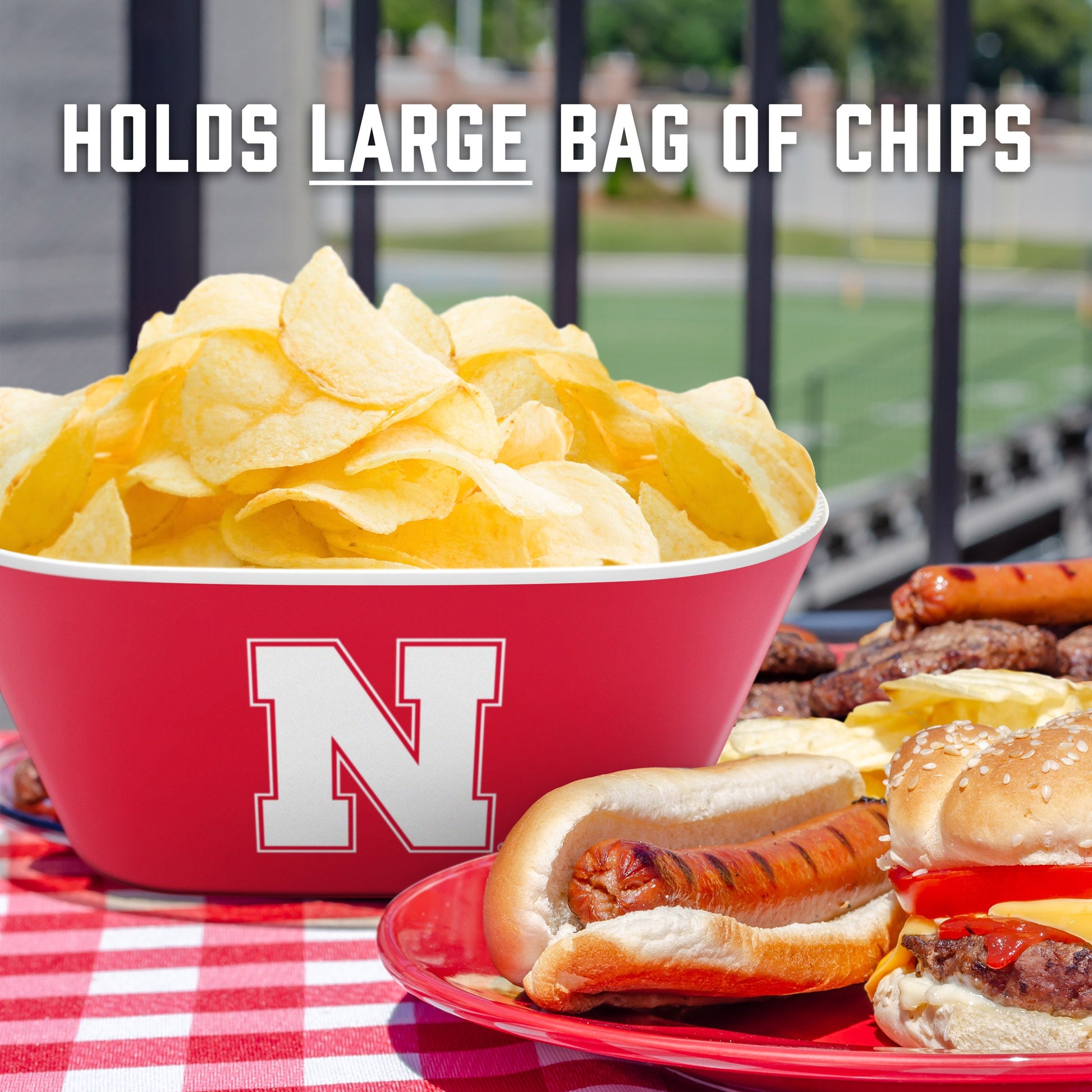 Nebraska Cornhuskers Large Party Bowl Alt 4