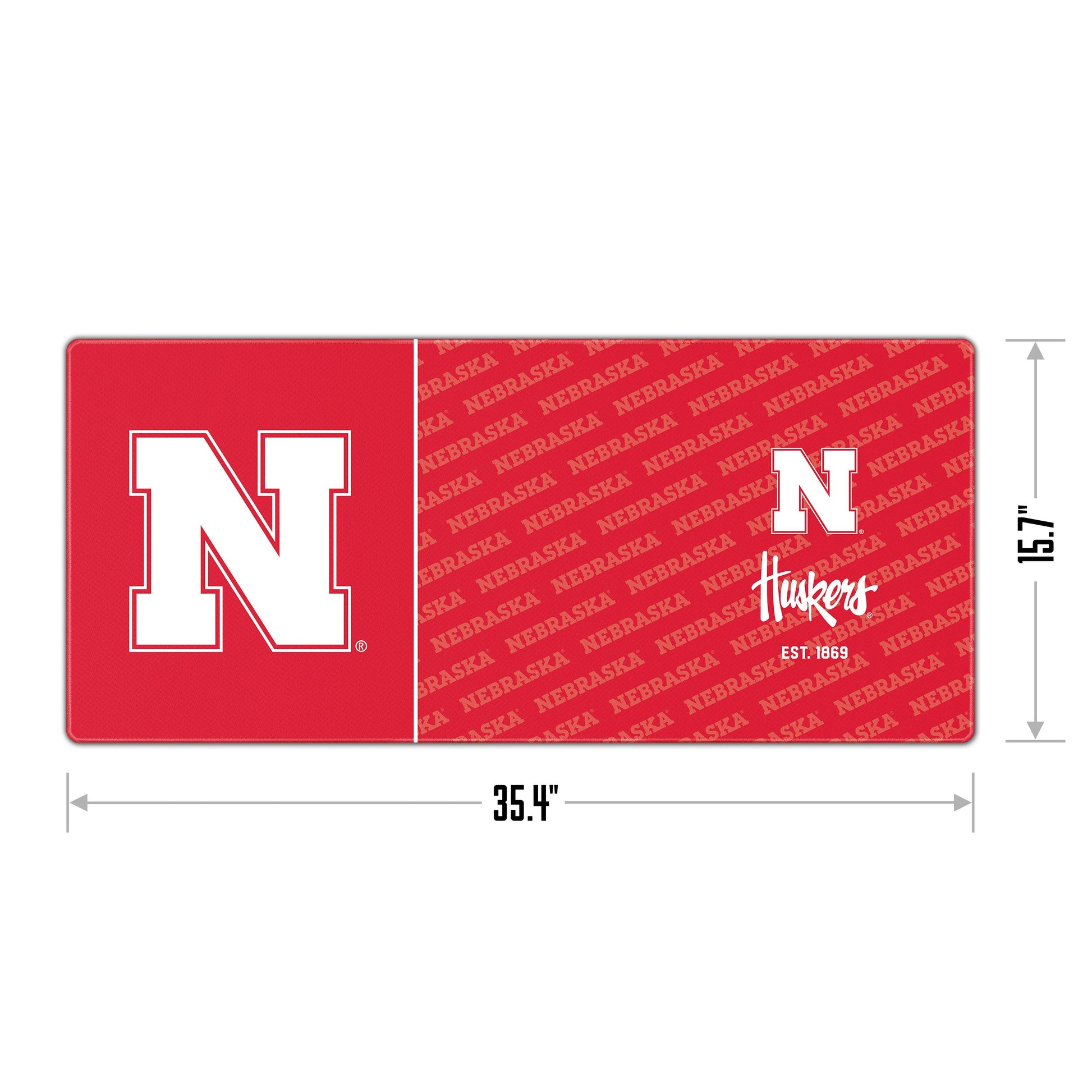 Nebraska Cornhuskers Logo Series Desk Pad Alt 1