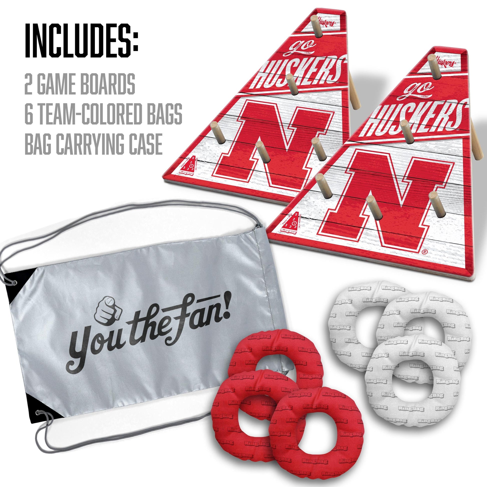 NCAA Nebraska Cornhuskers Ringbag Outdoor Game