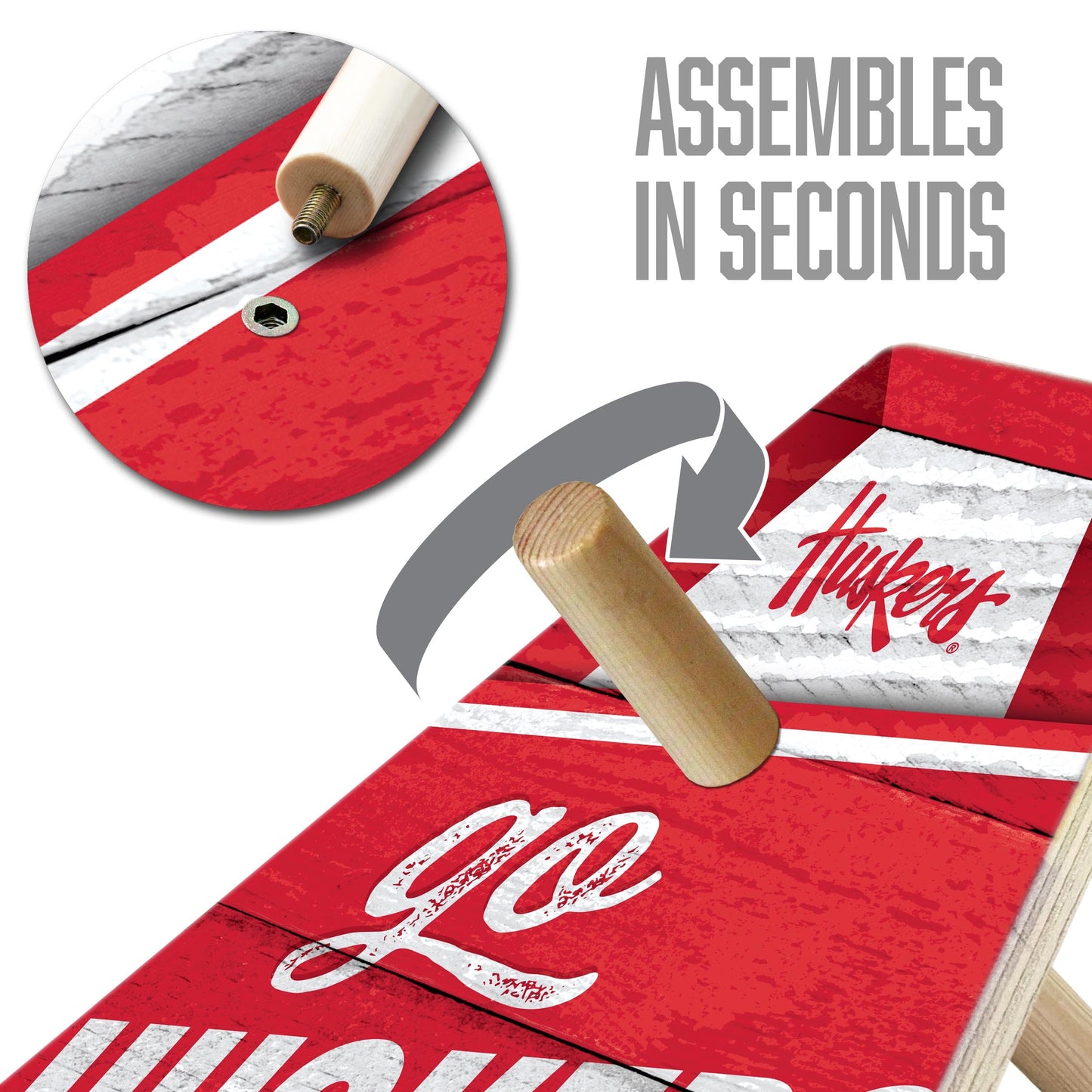 NCAA Nebraska Cornhuskers Ringbag Outdoor Game