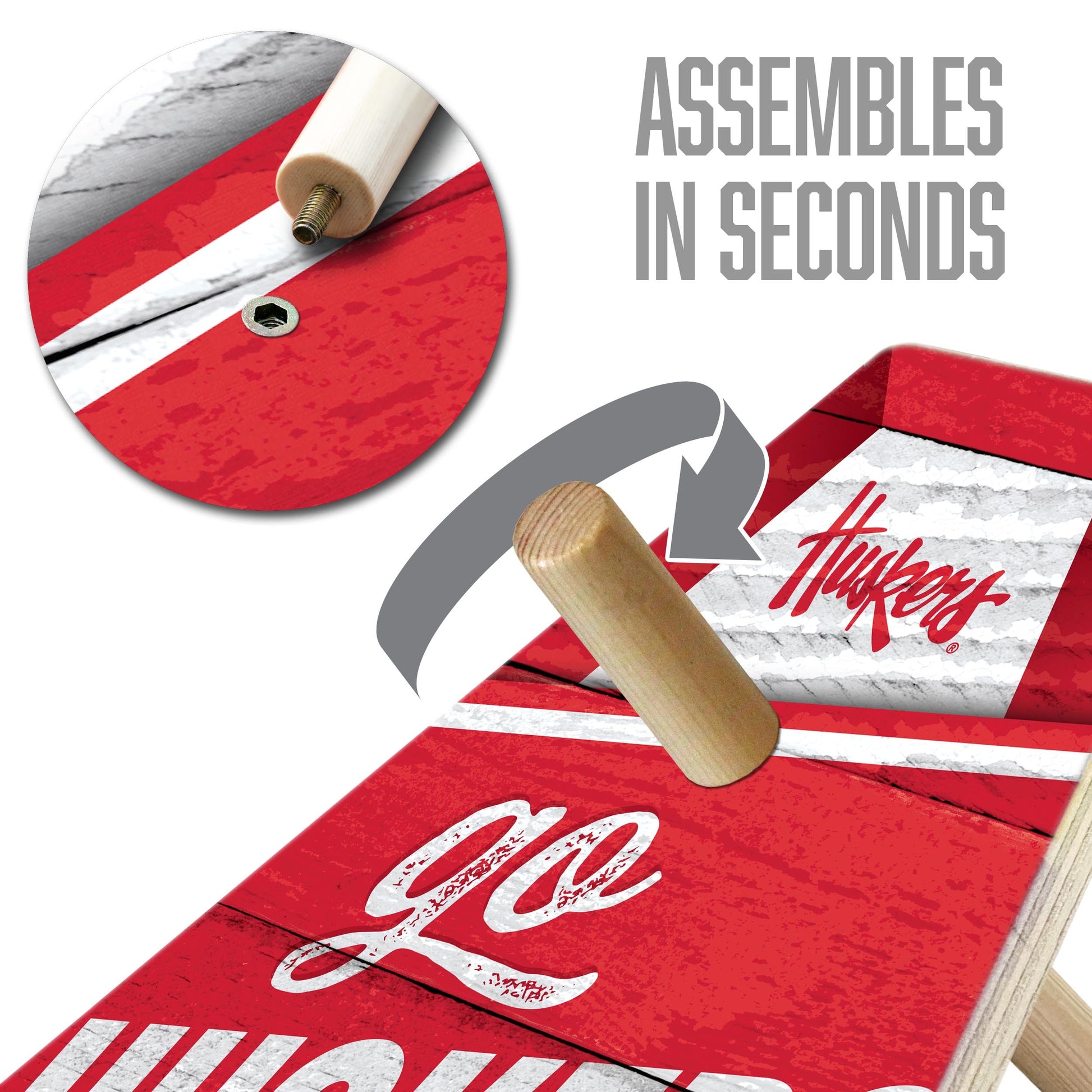 NCAA Nebraska Cornhuskers Ringbag Outdoor Game