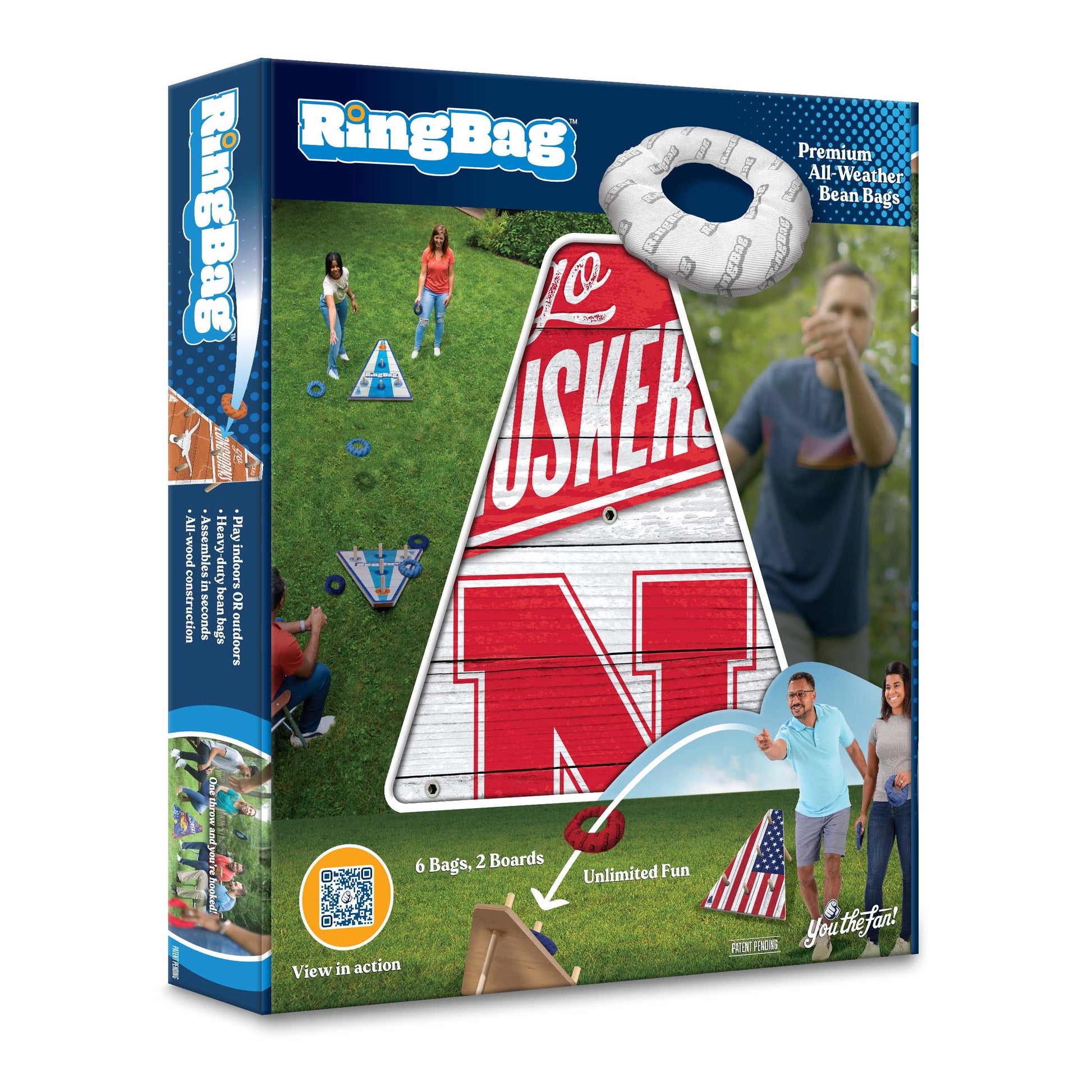 NCAA Nebraska Cornhuskers Ringbag Outdoor Game