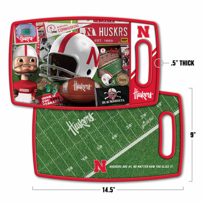 Nebraska Cornhuskers Retro Series Cutting Board Alt 1