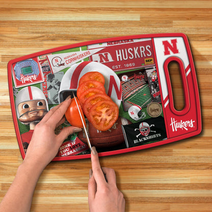 Nebraska Cornhuskers Retro Series Cutting Board Alt 3