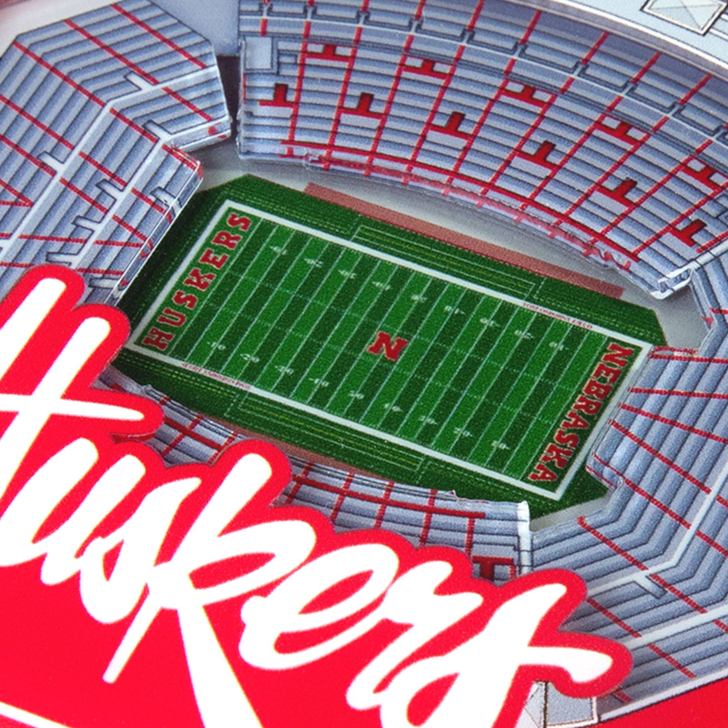 NCAA Nebraska Cornhuskers StadiumView Cribbage