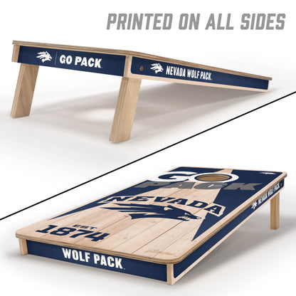 NCAA Nevada Wolf Pack 2' x 4' Slogan Series Cornhole
