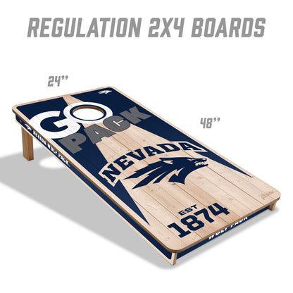 NCAA Nevada Wolf Pack 2' x 4' Slogan Series Cornhole