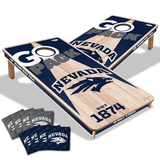 NCAA Nevada Wolf Pack 2' x 4' Slogan Series Cornhole