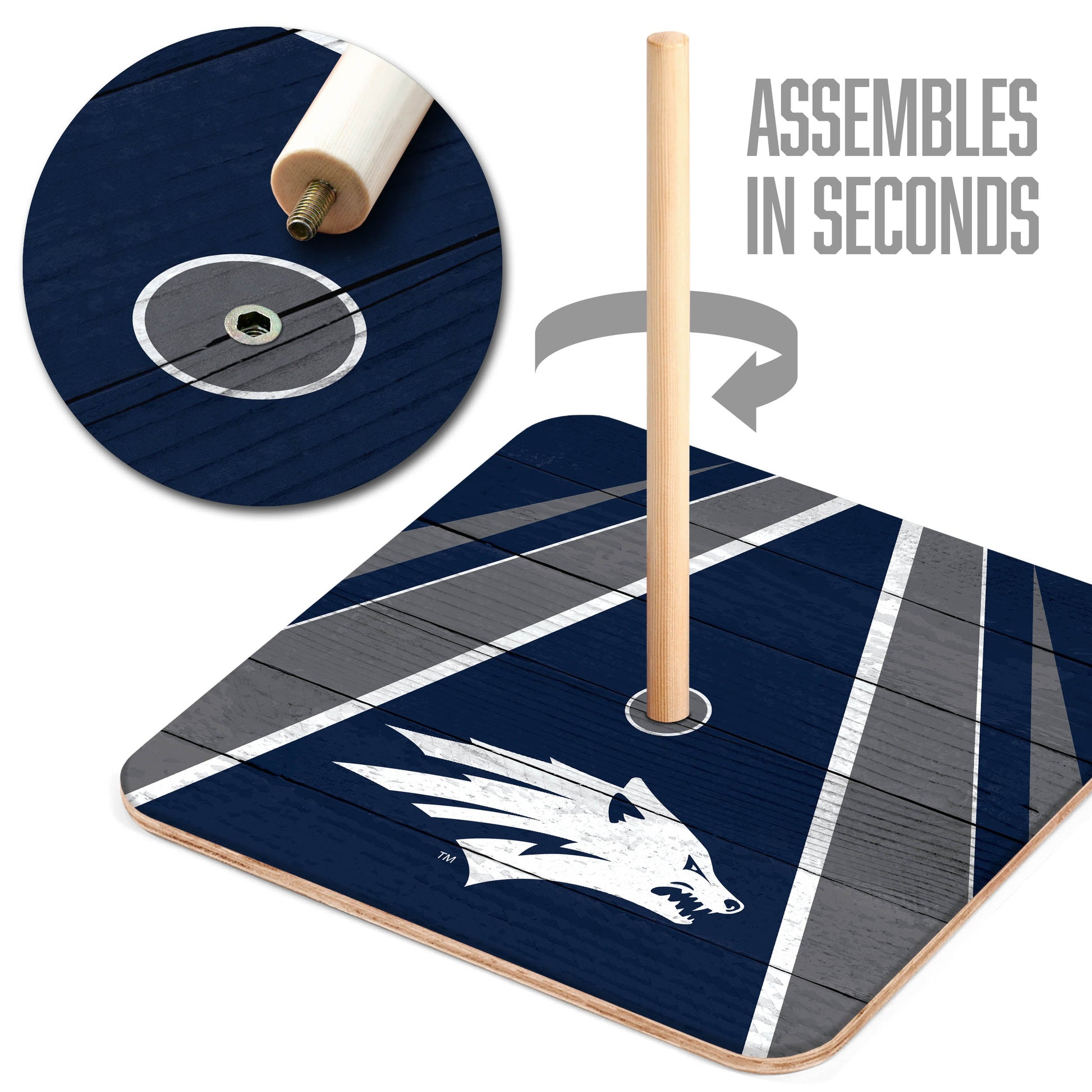 NCAA Nevada Wolf Pack Horseshoe Bag Game